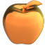 Golden Apple 1 Icon 64x64 png
